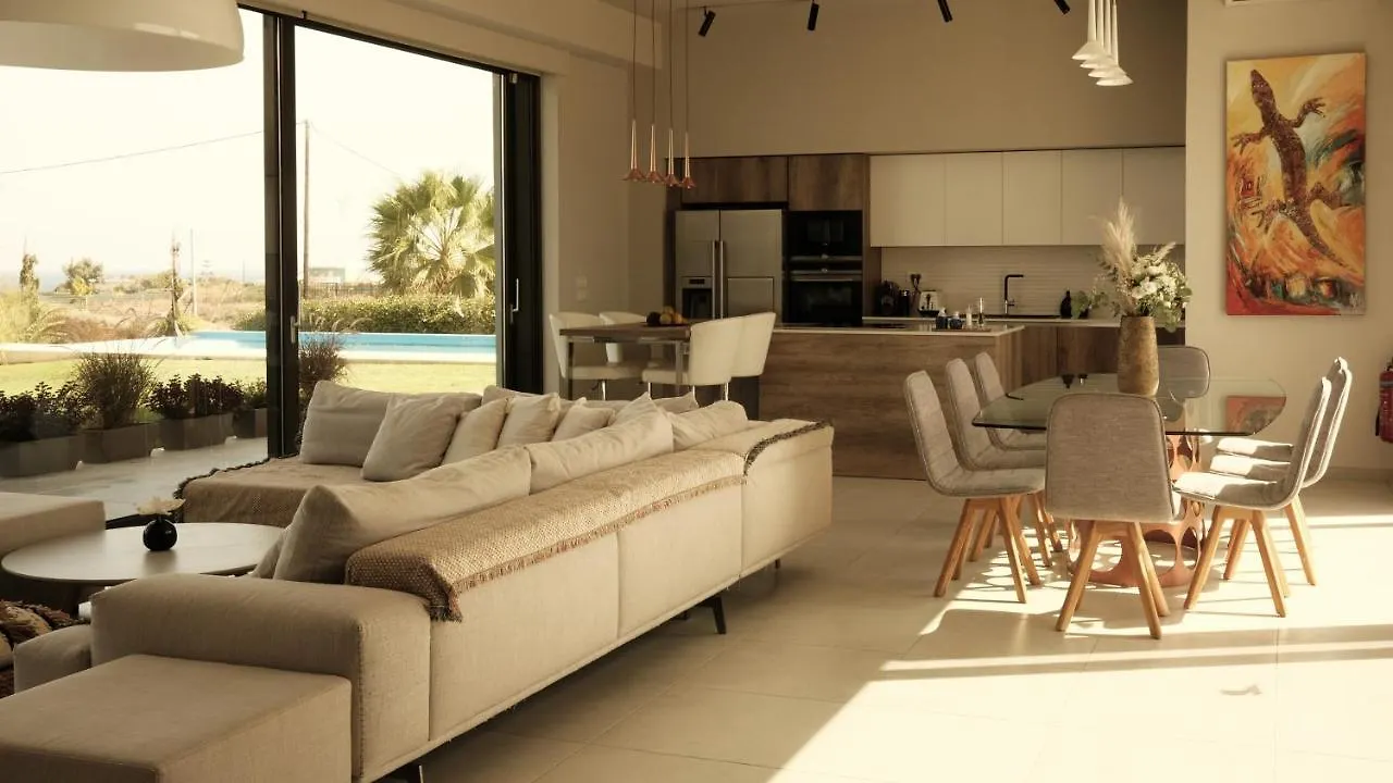 Villa Gardenia, Villa De Luxe Avec Piscine A Debordement Chania