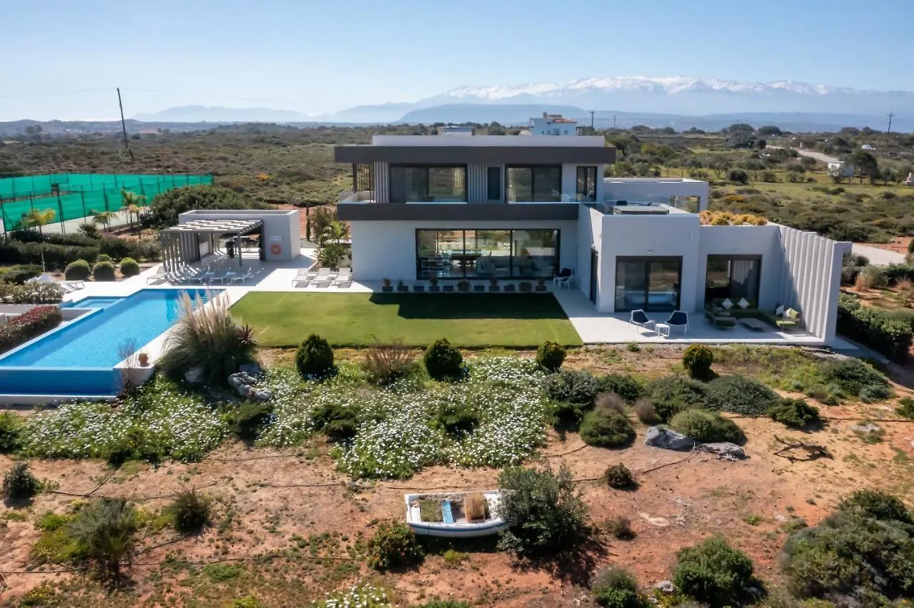 Villa Gardenia, Villa De Luxe Avec Piscine A Debordement Chania