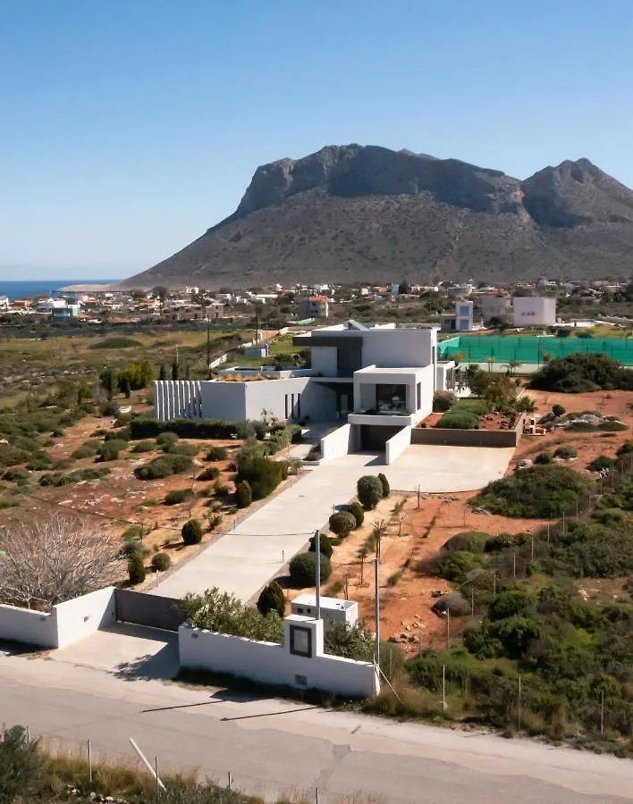 Villa Gardenia, Villa De Luxe Avec Piscine A Debordement Chania