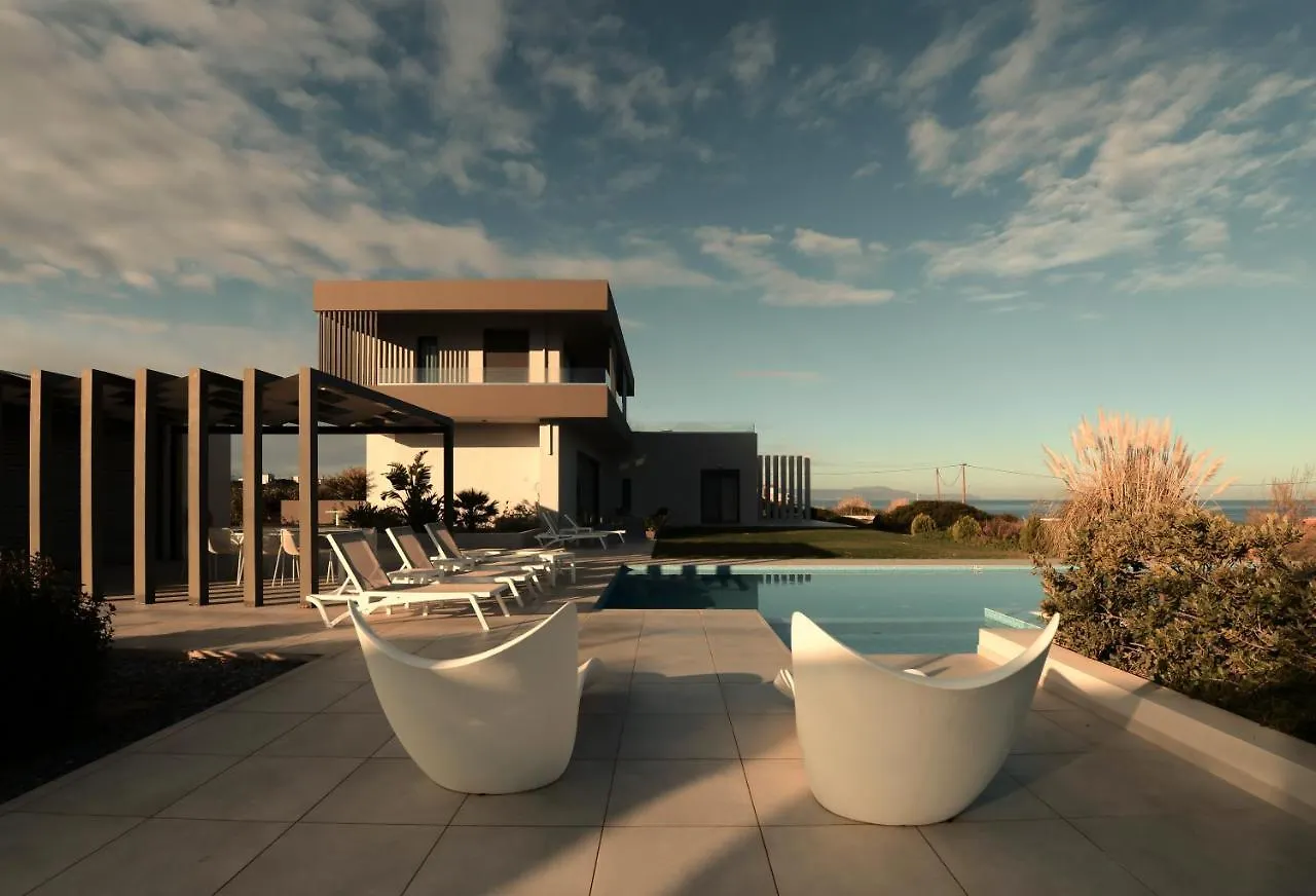 Villa Gardenia, Villa De Luxe Avec Piscine A Debordement Chania